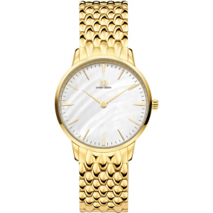 Danish design dames horloge goudkleur - 2009364