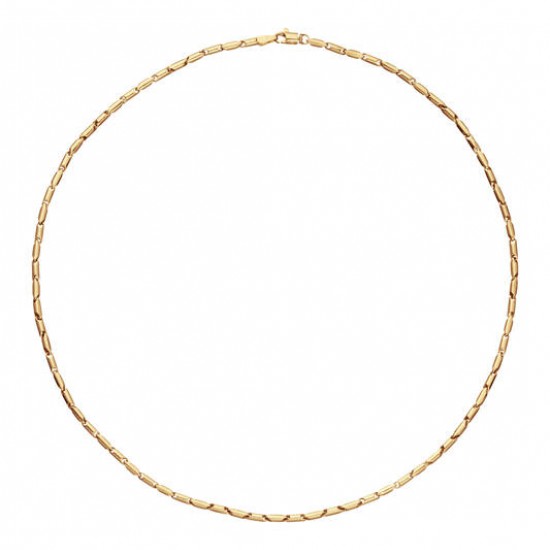 Gouden collier cardano schakel - 2009401