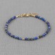 Jeh jewels; armband lapis en goldfilled balletjes en sluiting - 2009425