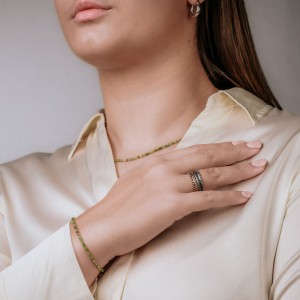 Jeh collier armband tourmalijn met goldfilled sluiting en balletjes - 2009447 Jeh collier armband tourmalijn met goldfilled sluiting en balletjes - 2009447