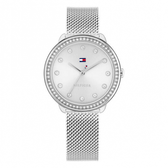 Tommy Hilfiger dames horloge Demi, 383mm zilverkleur met mesh band - 2009476