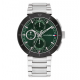 Tommy Hilfiger heren horloge  Lorenzo, 44mm 5bar groene chrono plaat en zwart lunette - 2009485