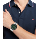 Tommy Hilfiger heren horloge  Lorenzo, 44mm 5bar groene chrono plaat en zwart lunette - 2009485