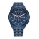 Tommy hilfiger heren horloge  Walker met blauwe plating, chrono plaat - 2009511