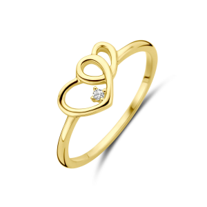 ring hartjes en zirkonia - 2009517 ring hartjes en zirkonia - 2009517