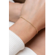 ZINZI armband singapore schakel geel verguld - 2009553