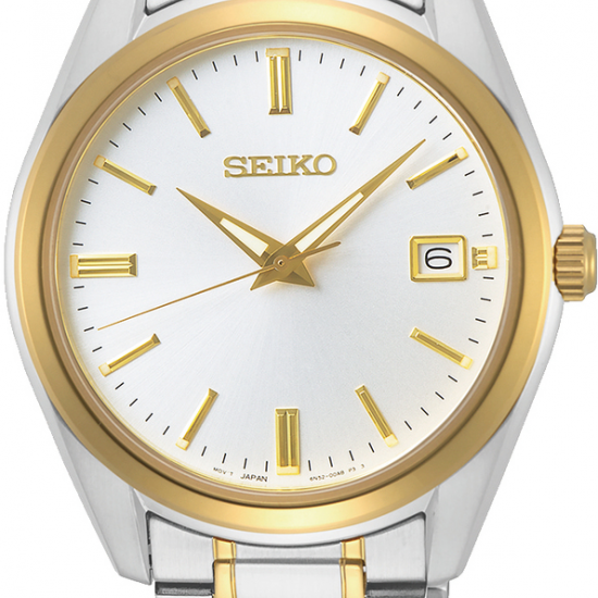 Seiko herenhorloge bicolor  100m met saffier glas - 2009587