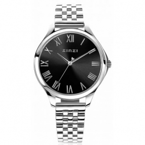 Zinzi horloge mt zwarte romeinse wijzerplaat - 2009705 Zinzi horloge mt zwarte romeinse wijzerplaat - 2009705
