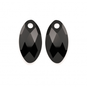 Sparkling Jewels; earstones leaf onix - 2009713 Sparkling Jewels; earstones leaf onix - 2009713
