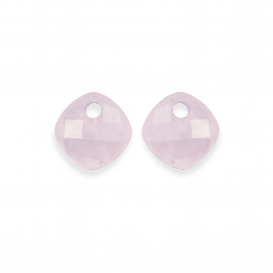 Sparkling Jewels; cushion cut rose quartz - 2009715