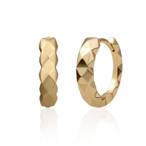 Sparkling Jewels; earring multi edge gold - 2009718 Sparkling Jewels; earring multi edge gold - 2009718