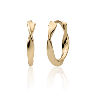 Sparkling Jewels; earring fuse huggies gold - 2009719 Sparkling Jewels; earring fuse huggies gold - 2009719