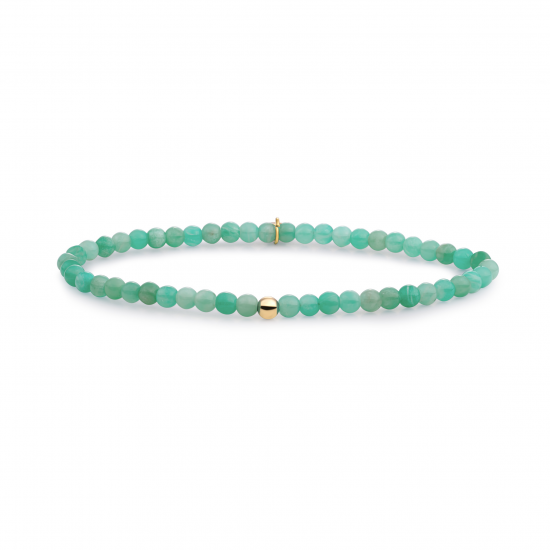 Sparkling Jewels; bracelet rich green amazonite saturn small - 2009757