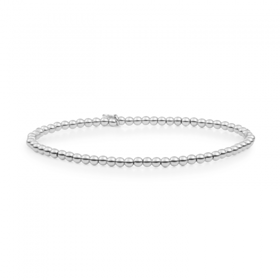 Sparkling Jewels; bracelet silver saturn small 3mm - 2009760