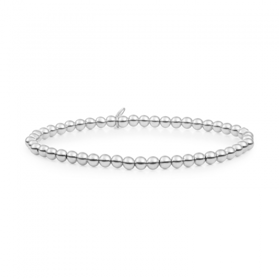 Sparkling Jewels; bracelet silver saturn medium 4mm - 2009761