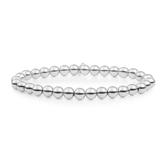 Sparkling Jewels; bracelet silver saturn large 6mm - 2009762