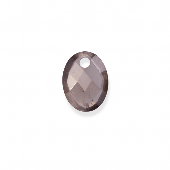 Sparkling Jewels; pendant gemstone medium oval smokey quartz - 2009768