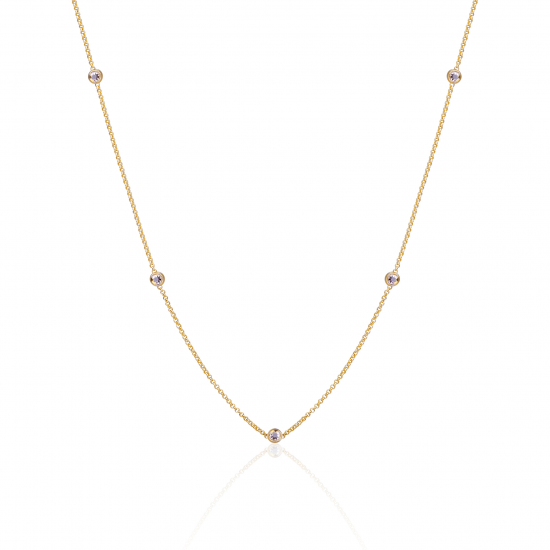 Sparkling Jewels; necklace anchor  cz beads - 2009800