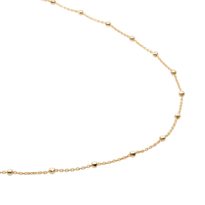 Sparkling Jewels; necklace faceted ball chain gold - 2009808 Sparkling Jewels; necklace faceted ball chain gold - 2009808