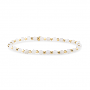 Sparkling Jewels bracelet moonstone interstellar gold 3mm - 2009823