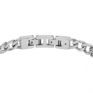 FOSSIL plaatarmband met zwart stuk - 2009852