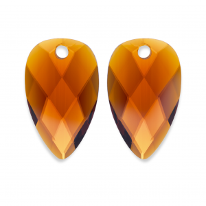 Sparkling Jewels earstones blossom facet citrine quartz - 2010062 Sparkling Jewels earstones blossom facet citrine quartz - 2010062