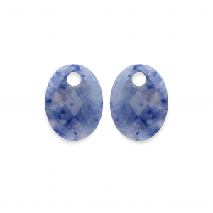 Sparkling Jewels earstonesmedium oval blue aventurine - 2010063 Sparkling Jewels earstonesmedium oval blue aventurine - 2010063