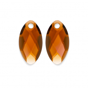 Sparkling Jewels earstones Leaf cirtine quartz earleaf small - 2010065 Sparkling Jewels earstones Leaf cirtine quartz earleaf small - 2010065