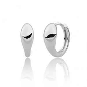 Sparkling Jewels earrings bold fuse small huggies silver - 2010070 Sparkling Jewels earrings bold fuse small huggies silver - 2010070