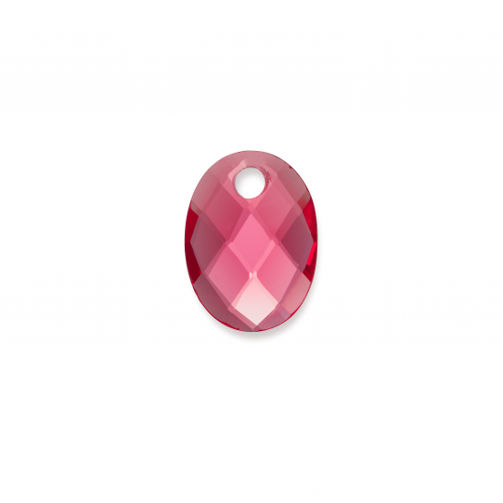 Sparkling Jewels pendant gemstone medium oval fuchsia quartz - 2010075