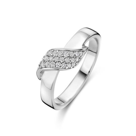 Rosa di luca ring  met zirconia&#39;s - 2010190