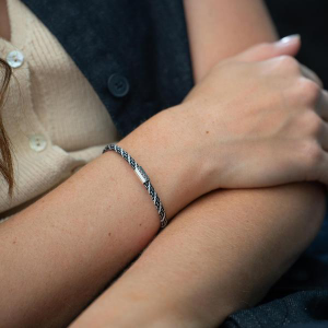 Silk paracord armband uit de alpha collectiebruin zwart grijs tinten - 2010250 Silk paracord armband uit de alpha collectiebruin zwart grijs tinten - 2010250