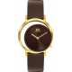 Danish design dames horloge double met bruine band - 2010267