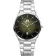 Danish design heren horloge staal mey groene plaat - 2010272