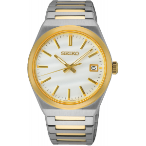 Seiko heren bicolor horloge met saffier glas 10BAR - 2010319 Seiko heren bicolor horloge met saffier glas 10BAR - 2010319
