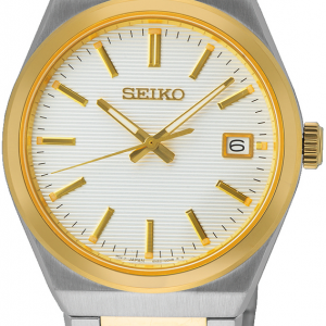 Seiko heren bicolor horloge met saffier glas 10BAR - 2010319 Seiko heren bicolor horloge met saffier glas 10BAR - 2010319