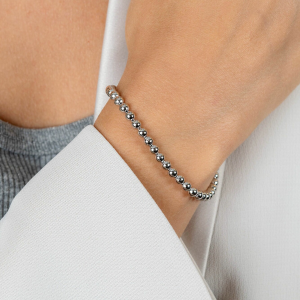 ZINZI zilveren armband balletjes - 2010374 ZINZI zilveren armband balletjes - 2010374