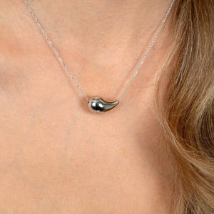 ZINZI zilveren collier met  druppelhanger - 2010381 ZINZI zilveren collier met  druppelhanger - 2010381