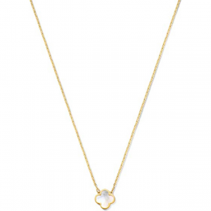 Swing jewels gouden collier met parelmoer klavertje - 2010404 Swing jewels gouden collier met parelmoer klavertje - 2010404