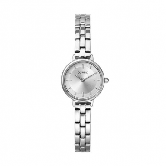 Olympic dames horloge stal met stalen band - 2010505