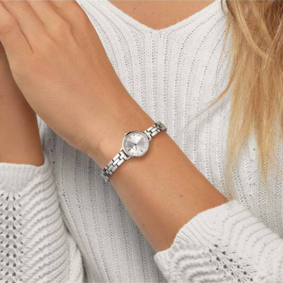 Olympic dames horloge stal met stalen band - 2010505