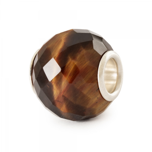 Trollbeads; gefaceteerde gele tijgeroog - 2010537 Trollbeads; gefaceteerde gele tijgeroog - 2010537