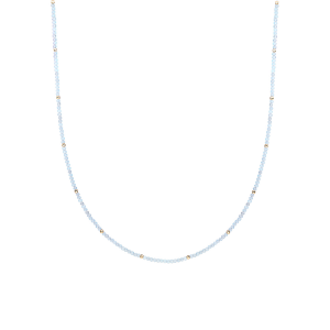 Sparkling Jewels beaded neclace 2mm opalite gold 42+2cm - 2010638 Sparkling Jewels beaded neclace 2mm opalite gold 42+2cm - 2010638