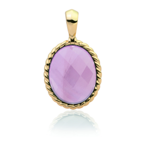 Sparkling Jewels; Pendant gold rose quartz - 2010656 Sparkling Jewels; Pendant gold rose quartz - 2010656