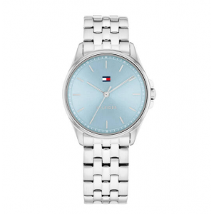 Tommy Hilfiger dames horloge Jade staal met blauwe plaat - 2010659 Tommy Hilfiger dames horloge Jade staal met blauwe plaat - 2010659