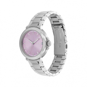 Tommy Hilfiger dames horloge Lori met stalen band en kast , paarse wijzerplaat - 2010662 Tommy Hilfiger dames horloge Lori met stalen band en kast , paarse wijzerplaat - 2010662