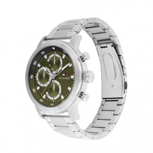 Tommy Hilfiger heren horloge Rocky stalen band en kast groene plaat - 2010664 Tommy Hilfiger heren horloge Rocky stalen band en kast groene plaat - 2010664