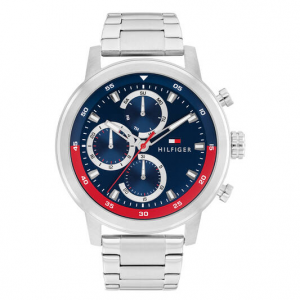 Tommy Hilfiger heren horloge Rocky stalen band en kast blauwe wijzerplaat - 2010665 Tommy Hilfiger heren horloge Rocky stalen band en kast blauwe wijzerplaat - 2010665