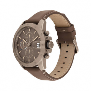Tommy Hilfiger heren horloge Jameson kakhi band en champagne  kakhikast - 2010703 Tommy Hilfiger heren horloge Jameson kakhi band en champagne  kakhikast - 2010703