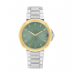 Tommy Hilfiger dames horloge Lori bicolor met groene wijzerplaat - 2010704